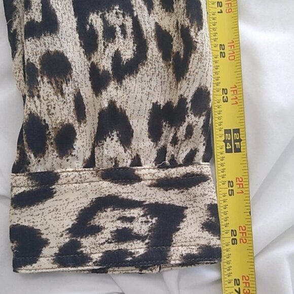 NEW Joe's Jeans Dandy Woven Leopard Blouse - Picture 12 of 12